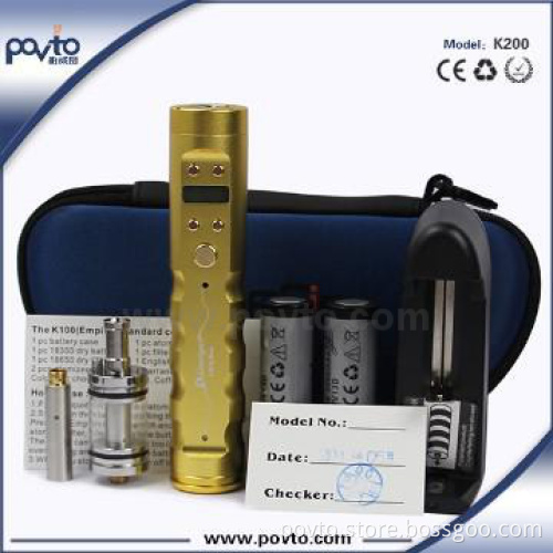 high quality e cigarette K200 with e cigarette accessories